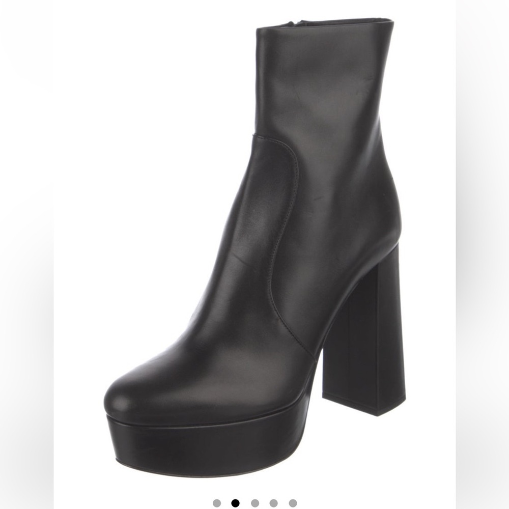 #Platform Booties #Prada #Leather #Highheel #Ankl… - image 1